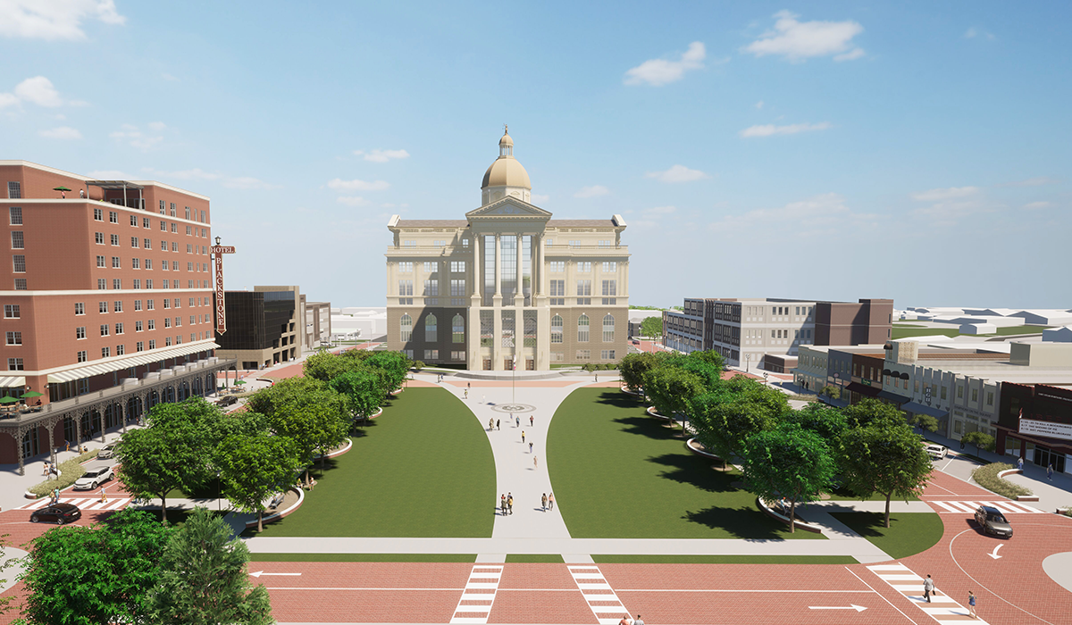 Smith County Courthouse in Tyler, Texas. 